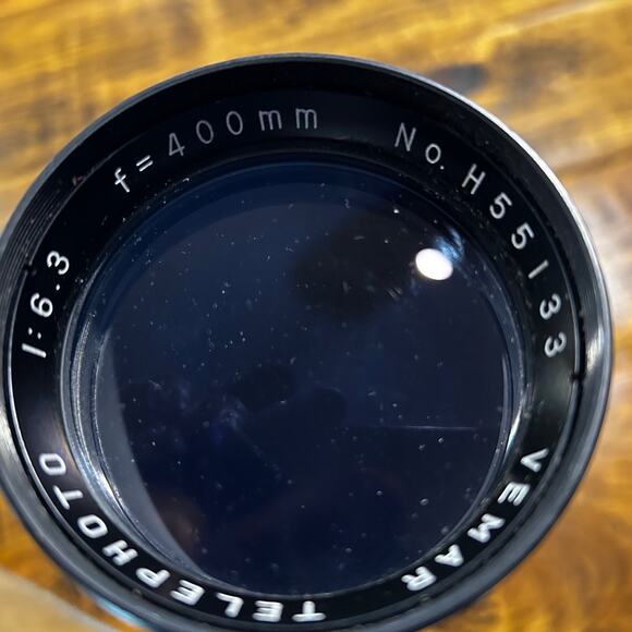 Vemar Telephoto Lens 1:6:3 400mm No.H55133 Japan Camera Photography w/ cap case - Picture 3 of 10